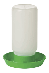 Plastic 1 quart Poultry Waterer with Base