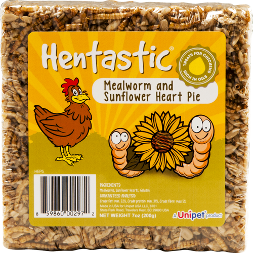 Hentastic Mealworm and Sunflower Heart Pie