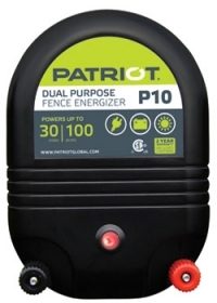 Patriot P10 Dual Purpose Electric Fence Energizer