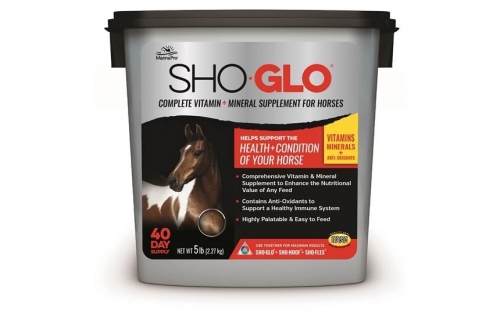 Sho-Glo Complete Vitamin and Mineral Supplement for Horses, 5 pound