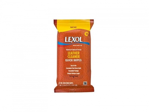 Lexol Leather cleaner Quick Wipes, 25 wipes