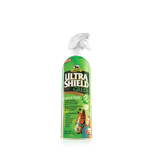 Absorbine Ultra Shield Green Fly Spray for Horses, 32 ounce