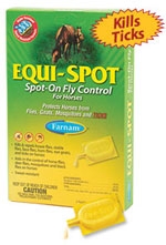 Equi-Spot Spot-On Fly Control for Horses, 6 week supply