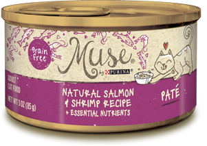 Muse Natural Salmon & Shrimp Recipe Pate, 3 ounce