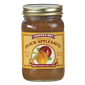 Cooper's Mill Chunky Peach Applesauce with Cinnamon