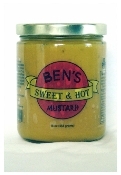 Ben's Sweet & Hot Mustard, 8 ounce jar