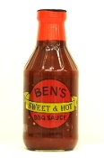 Ben's Sweet & Hot BBQ Sauce, 19 ounce bottle