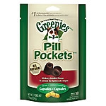 Greenies Pill Pockets Capsule Hickory Smoke Flavor, 7.9 ounce bag