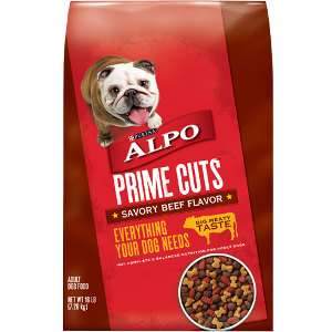 Alpo Prime Cuts Savory Beef Flavor Dog Food