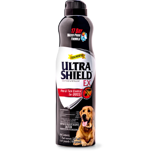 Ultra Shield EX Flea & Tick Control for Dogs, 7 ounce spray