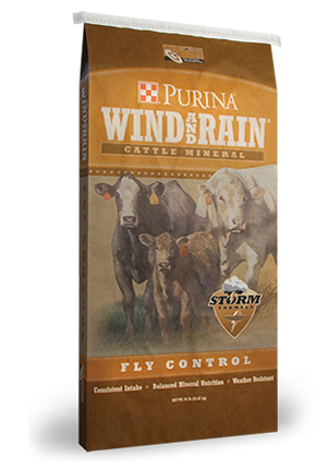 Wind & Rain Fly Control Cattle Mineral