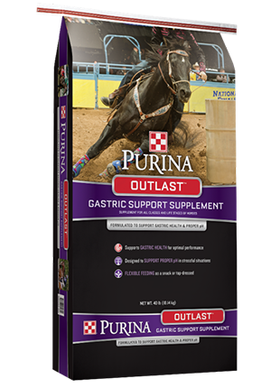 Purina Outlast Gastric Support Supplement Horse Feed