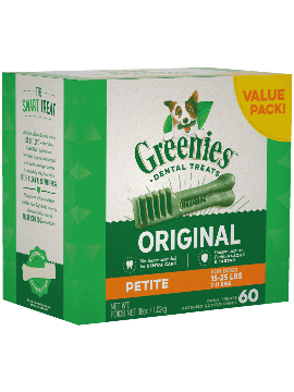 GREENIES® Dental Chews Value Size Tub 36oz Petite  