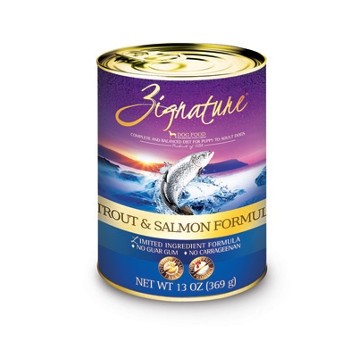 Zignature Trout & Salmon Formula Canned Dog Food