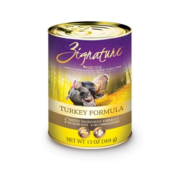 Zignature Turkey Recipe Canned Dog Food
