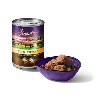 Zignature Pork Formula Canned Dog Food