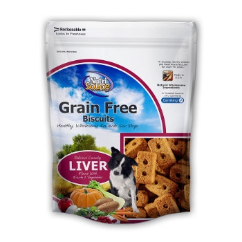 NutriSource® Grain Free Liver Dog Biscuits