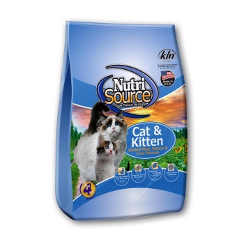 NutriSource® Chicken Meal, Salmon & Liver Dry Cat & Kitten Food