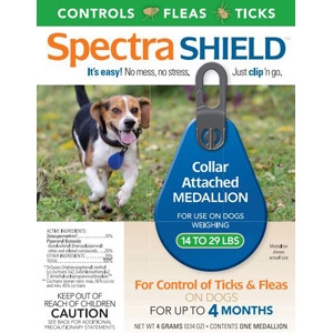 Spectra Shield Flea & Tick Collar, for Dogs 14-29 lbs. 