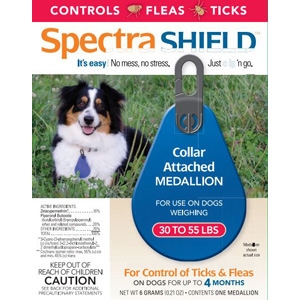 Spectra Shield Flea & Tick Collar, for Dogs 30-55 lbs.