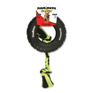 Tirebiter with Rope Dog Toys, Small 6
