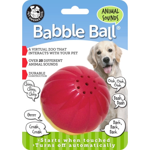Pet Qwerks Animal Sounds Babble Ball