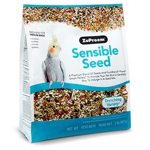 Higgins Sunburst Parrot Food – Seed, Fruit & Nut Diet – African Grey, Cockatoo, Conure