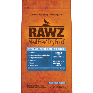 Meal Free Dry Dog Food Salmon, Dehydrated Chicken & Whitefish Recipe 3.5#