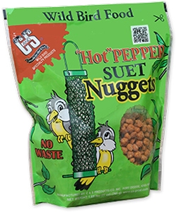Hot Pepper Suet Nuggets 27oz Bag