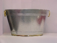 Bucket, Ice Galvanized
