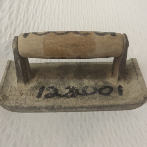 6' X 3-1/2 inch Concrete Edger, Steel Curler