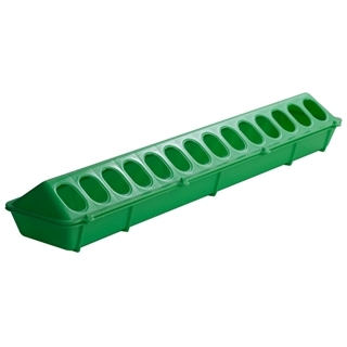 Little Giant Lime Green Plastic Ground Feeder for Poultry