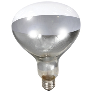 Miller Clear Heat Lamp Bulb, 250 Watts