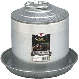 Little Giant Double Wall Fount/Waterer, 2 gallons