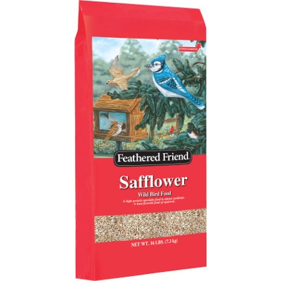 Feathered Friend Safflower Wild Bird Food, 16lb