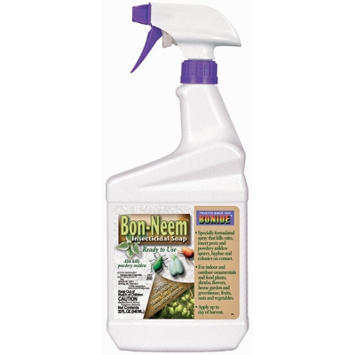 Bonide Bon-Neem Insecticidal Soap Spray, 1 quart