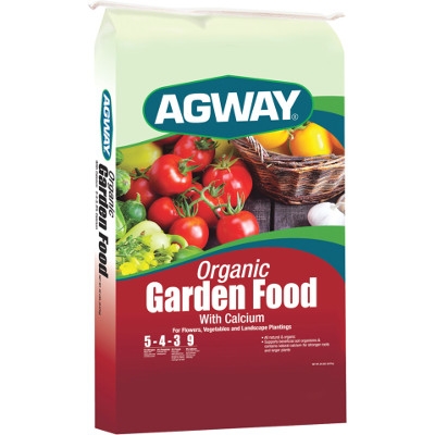 Agway Organic Garden Food with Calcium, 5-4-3 20 Lb.