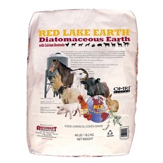 Red Lake Earth Diatomaeceous Earth Powder, 40 lbs.
