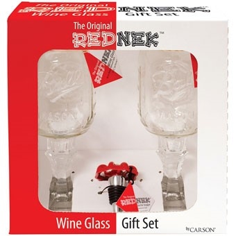 Rednek 3-Piece Wine Set with Faucet Stopper