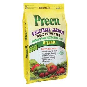 Preen Organic Vegetable Garden Weed Preventer, 25 lbs.