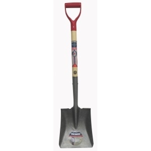 Ames True Temper True American Square Point Shovel with D-Grip Handle