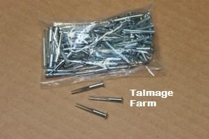 Support Pins: Metal 100pk