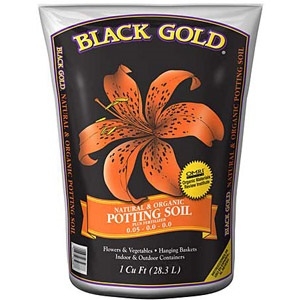 Black GoldÂ® Natural & Organic Potting Mix Plus Fertilizer, 8 Quarts