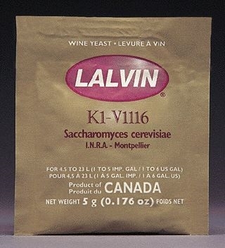 YEAST K1V-1116 LALVIN ACTIVE FR DRIED