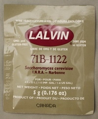 YEAST 71B-1122 LALVIN ACT FR DRIED WINE