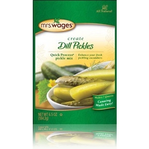 Mrs. Wages Quick Process Kosher Dill Pickle Mix, 6.5 oz.