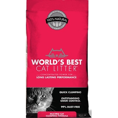 World's Best Multi-Cat Clumping Litter, 28 lbs.