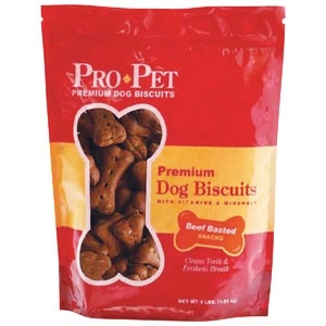 Beef Basted Dog Biscuits 4lb.
