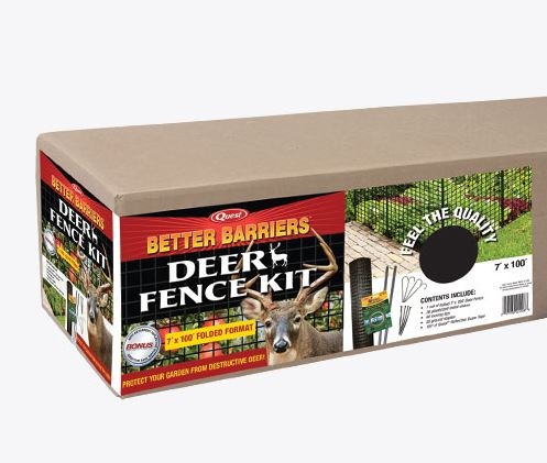 Deer Fence Kit with Stakes, 7 x 100 ft.