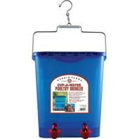 Free Range Poultry Blue Watering Cup Drinker, 4 gallons